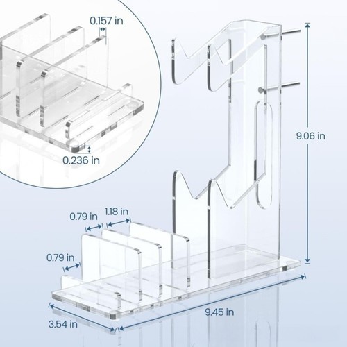 Acrylic gaming console shelf - acrylic,