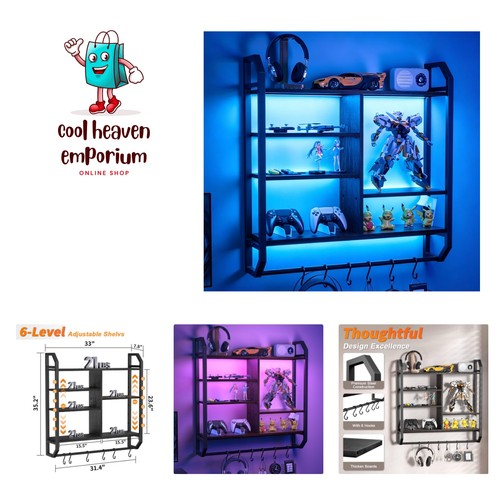 Inch led floating gaming - led,