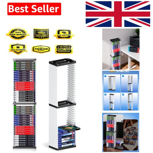 Video game storage stand tower - video,