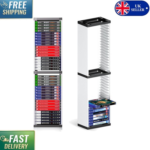 Space saving video game holder - video,